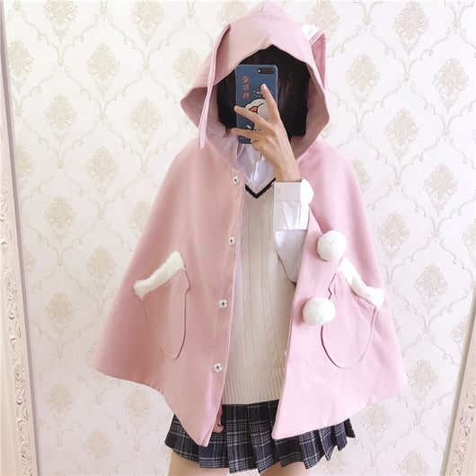 Abrigo Sudadera con Capucha de Orejas Kawaii - Image 12