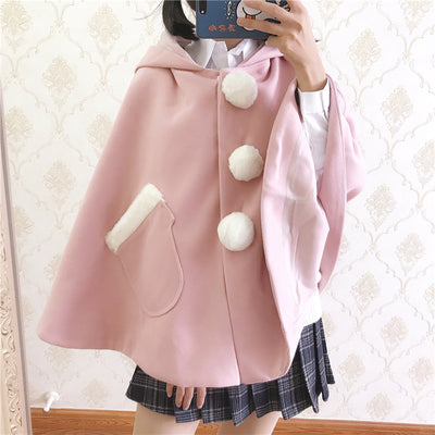 Abrigo Sudadera con Capucha de Orejas Kawaii - Image 14