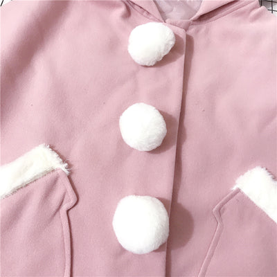 Abrigo Sudadera con Capucha de Orejas Kawaii - Image 24