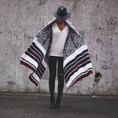 Suéter Tejido a Rayas con Chaqueta Cuadros Otoño Invierno - Image 6