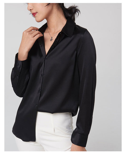 Camisa de Seda de Manga Larga Premium - Image 19