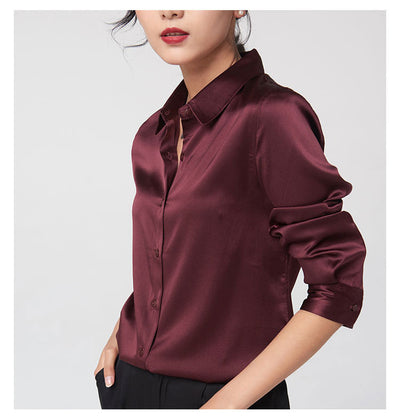 Camisa de Seda de Manga Larga Premium - Image 23