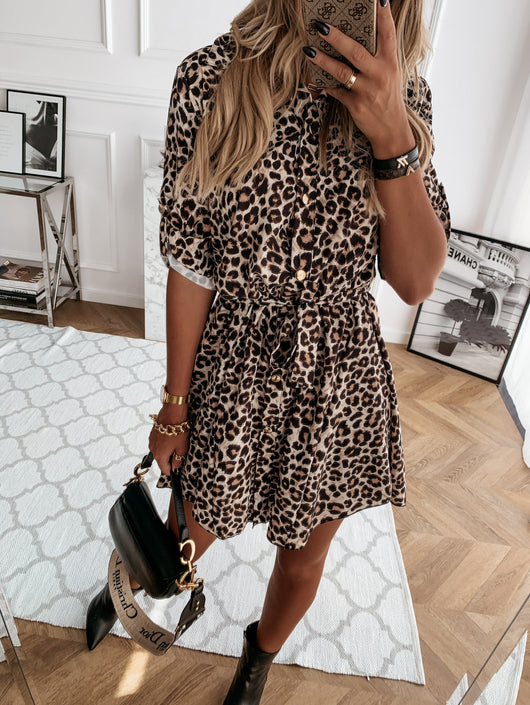 Vestido Corto Estampado para Mujer - Diseño Moderno y Versátil - Image 11