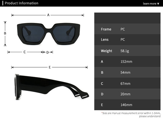 Modern retro sunglasses with a thick light brown plastic frame and dark lenses, featuring wide black temples. - Image 4