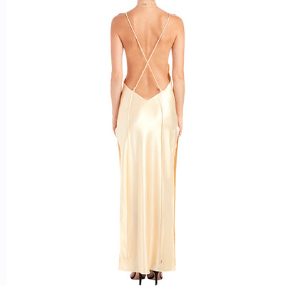 Vestido de Novia Halter Espalda Descubierta - Image 11
