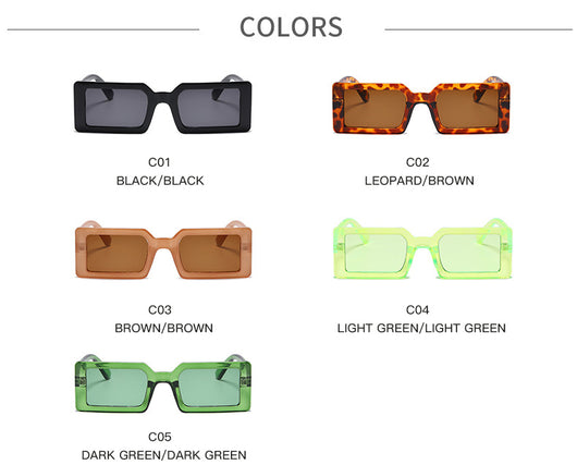 Gafas de Sol Cuadradas Retro Montura Pequeña - Image 6