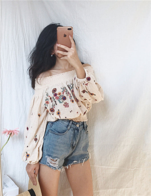 Blusa Asimétrica con Manga Farol - Image 9