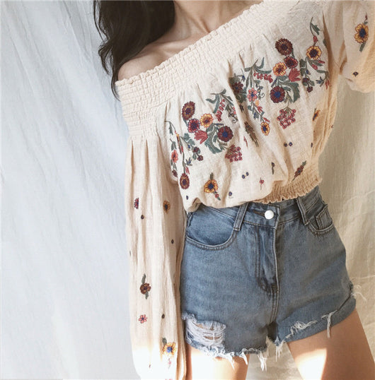 Blusa Asimétrica con Manga Farol - Image 11