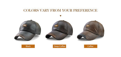 Gorra de Béisbol en Cuero Genuino para Hombre - Image 12