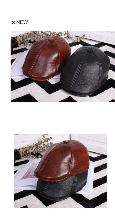 Boina de Cuero Fina para Mujer - Image 6