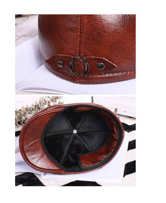 Boina de Cuero Fina para Mujer - Image 8