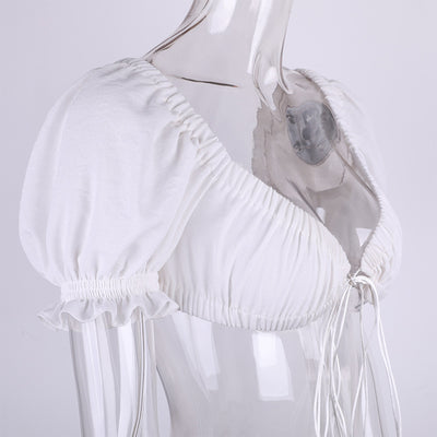 Blusa de manga corta con volantes - Image 33