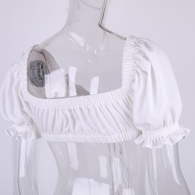 Blusa de manga corta con volantes - Image 34