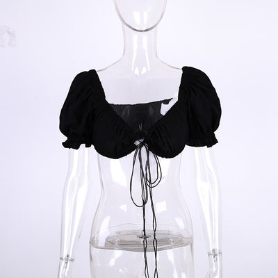 Blusa de manga corta con volantes - Image 35