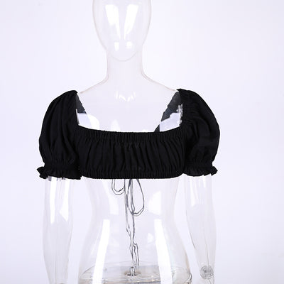 Blusa de manga corta con volantes - Image 36