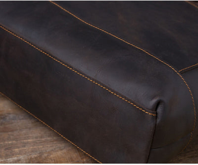 Bolso de Cuero Genuino Estilo Retro para Hombre - Primera Capa - Image 24