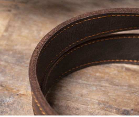 Bolso de Cuero Genuino Estilo Retro para Hombre - Primera Capa - Image 25