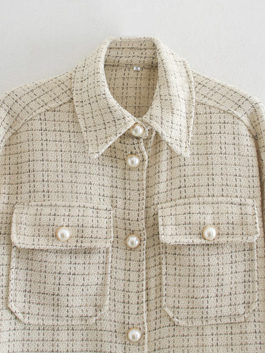 Camisa Vintage Oversized a Cuadros para Mujer - Estilo Otoño - Image 12