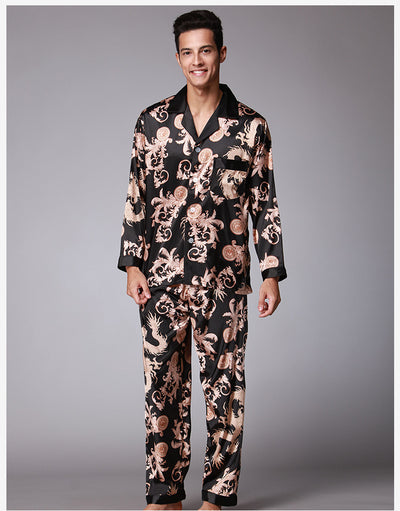 Pijama Largo para Hombre - Conjunto Cómodo de Pantalón y Manga Larga - Image 7