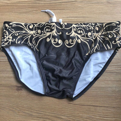 Bóxer de Baño Vintage Dorado para Hombre con Estampado Foil - Image 7