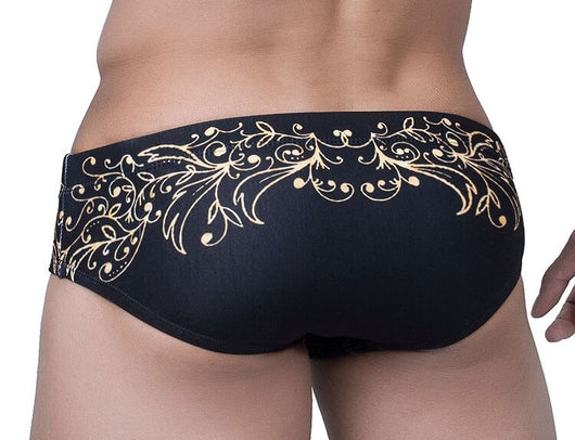 Bóxer de Baño Vintage Dorado para Hombre con Estampado Foil - Image 8