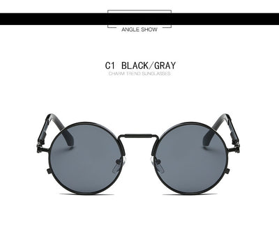 Gafas de Sol Redondas Retro con Lentes Espejadas - Estilo Europeo Trendy - Image 18