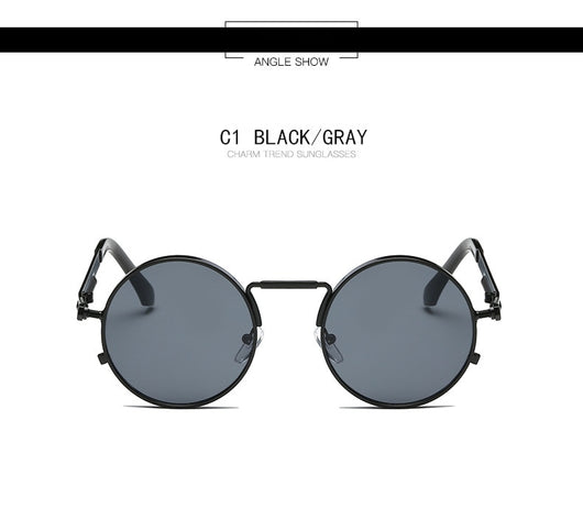 Gafas de Sol Redondas Retro con Lentes Espejadas - Estilo Europeo Trendy - Image 18