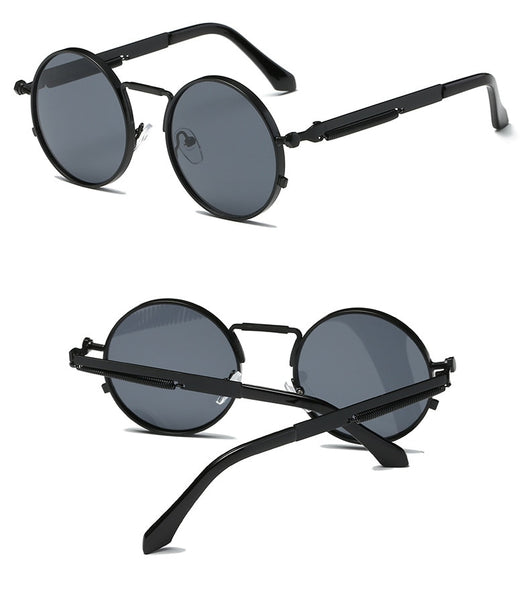 Gafas de Sol Redondas Retro con Lentes Espejadas - Estilo Europeo Trendy - Image 19