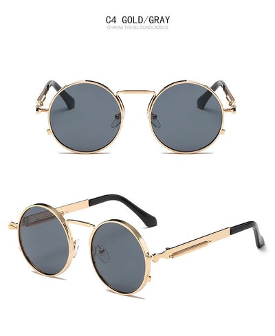 Gafas de Sol Redondas Retro con Lentes Espejadas - Estilo Europeo Trendy - Image 22