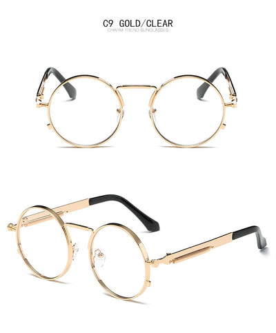 Gafas de Sol Redondas Retro con Lentes Espejadas - Estilo Europeo Trendy - Image 27