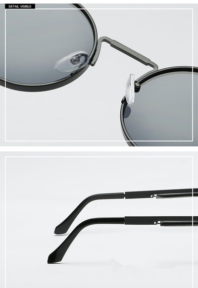 Gafas de Sol Redondas Retro con Lentes Espejadas - Estilo Europeo Trendy - Image 29