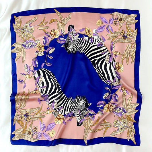 Pañuelo de Seda Estampado Coreano Grande - Image 11