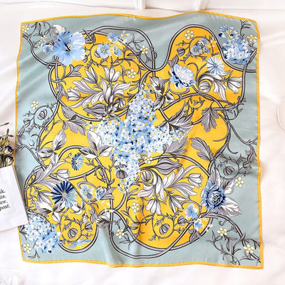 Pañuelo de Seda Estampado Coreano Grande - Image 16
