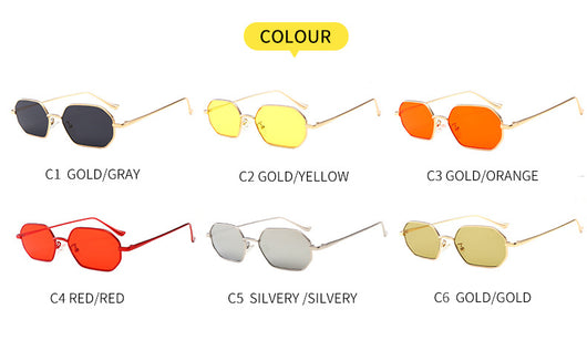 Gafas de Sol Retro Geométricas Pequeñas - Image 11
