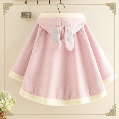 Abrigo Sudadera con Capucha y Orejas de Conejo Bordadas - Image 7