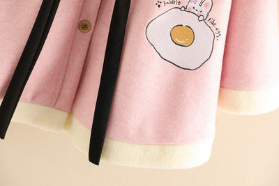 Abrigo Sudadera con Capucha y Orejas de Conejo Bordadas - Image 15