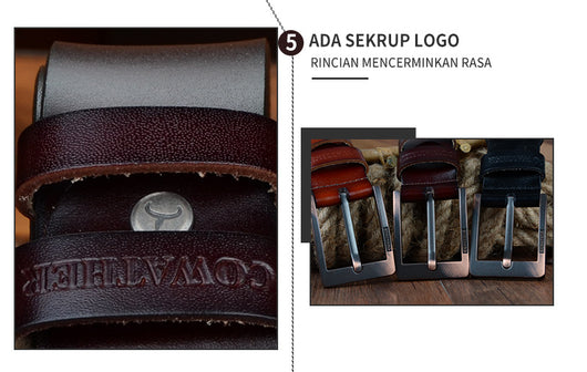 Cinturón para Hombre con Hebilla de Pasador - Image 20