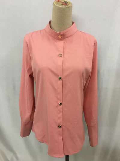 Blusa Ejecutiva de Cuello Alto y Manga Larga para Mujer - Image 5