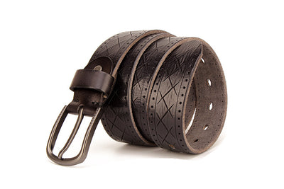 Cinturón de Cuero para Hombre con Hebilla de Pasador - Image 19
