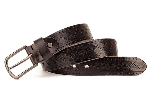 Cinturón de Cuero para Hombre con Hebilla de Pasador - Image 20