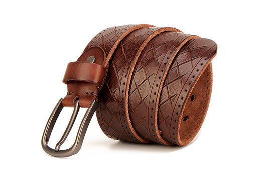 Cinturón de Cuero para Hombre con Hebilla de Pasador - Image 24