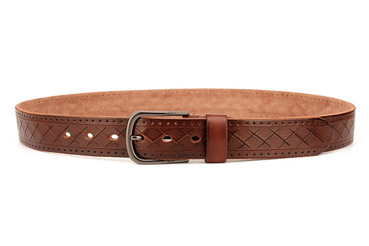 Cinturón de Cuero para Hombre con Hebilla de Pasador - Image 26