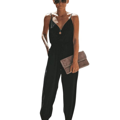 Jumpsuit Escotado con Bolsillos y Tirantes Ajustables - Diseño Sensual y Moderno - Image 30