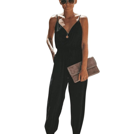 Jumpsuit Escotado con Bolsillos y Tirantes Ajustables - Diseño Sensual y Moderno - Image 30