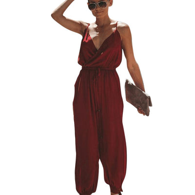 Jumpsuit Escotado con Bolsillos y Tirantes Ajustables - Diseño Sensual y Moderno - Image 31