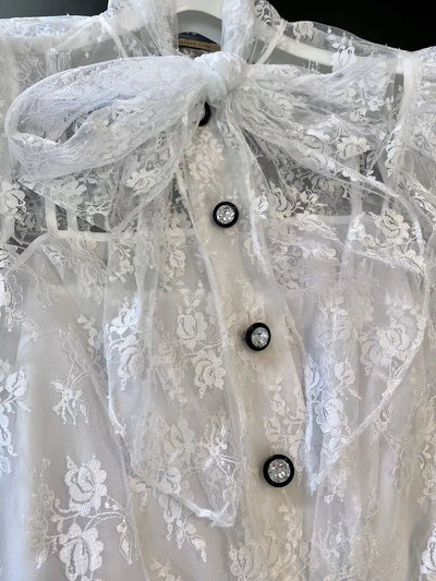 Blusa de Encaje Bordado Elegante - Image 10
