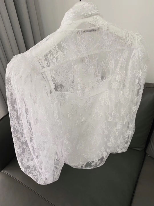 Blusa de Encaje Bordado Elegante - Image 15