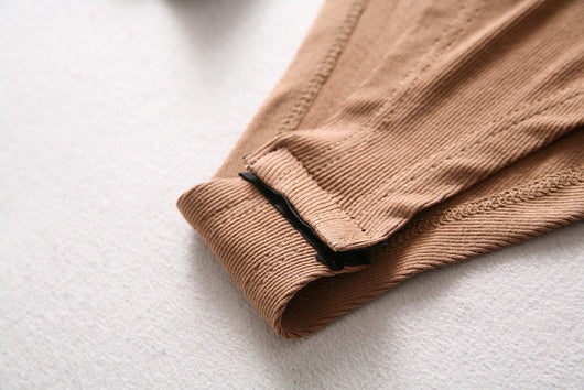 Jumpsuit Ajustado de Cuello Cuadrado y Manga Larga en Color Sólido - Image 19