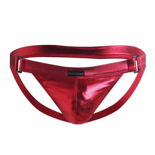 Tanga Clásica de Cuero Sintético para Hombre - Image 6