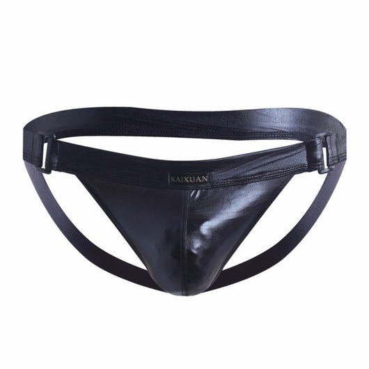 Tanga Clásica de Cuero Sintético para Hombre - Image 9